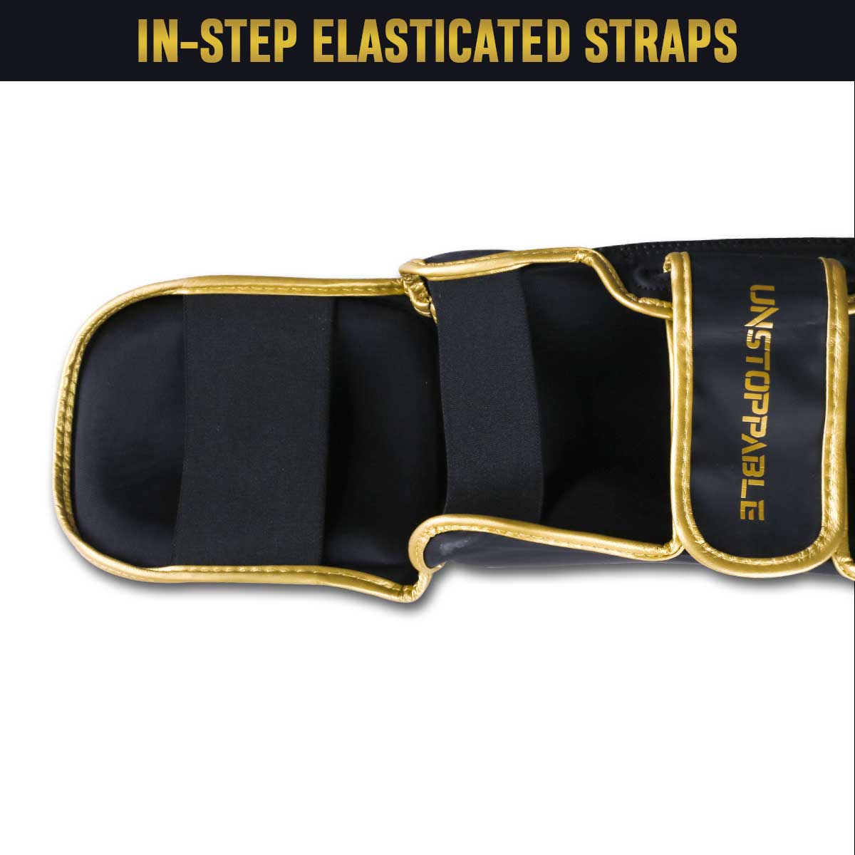 XTEN SPORTS Shin Guards Muay Thai, MMA, Gel Integrated Padding, Training Sparring, Boxing, Kickboxing, BJJ, Taekwondo Protective Gear, Matte Black, XL