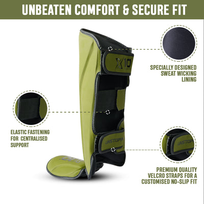 XTEN SPORTS UNSTOPPABLE MUAY THAI SHIN GUARD